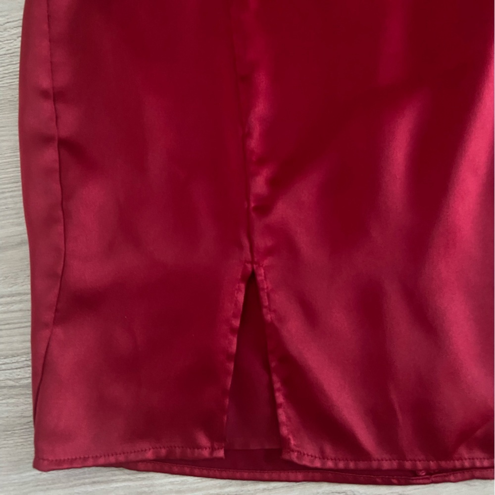 2 for 10$!!!! ☀️ Mini silky red dress - Picture 4 of 8